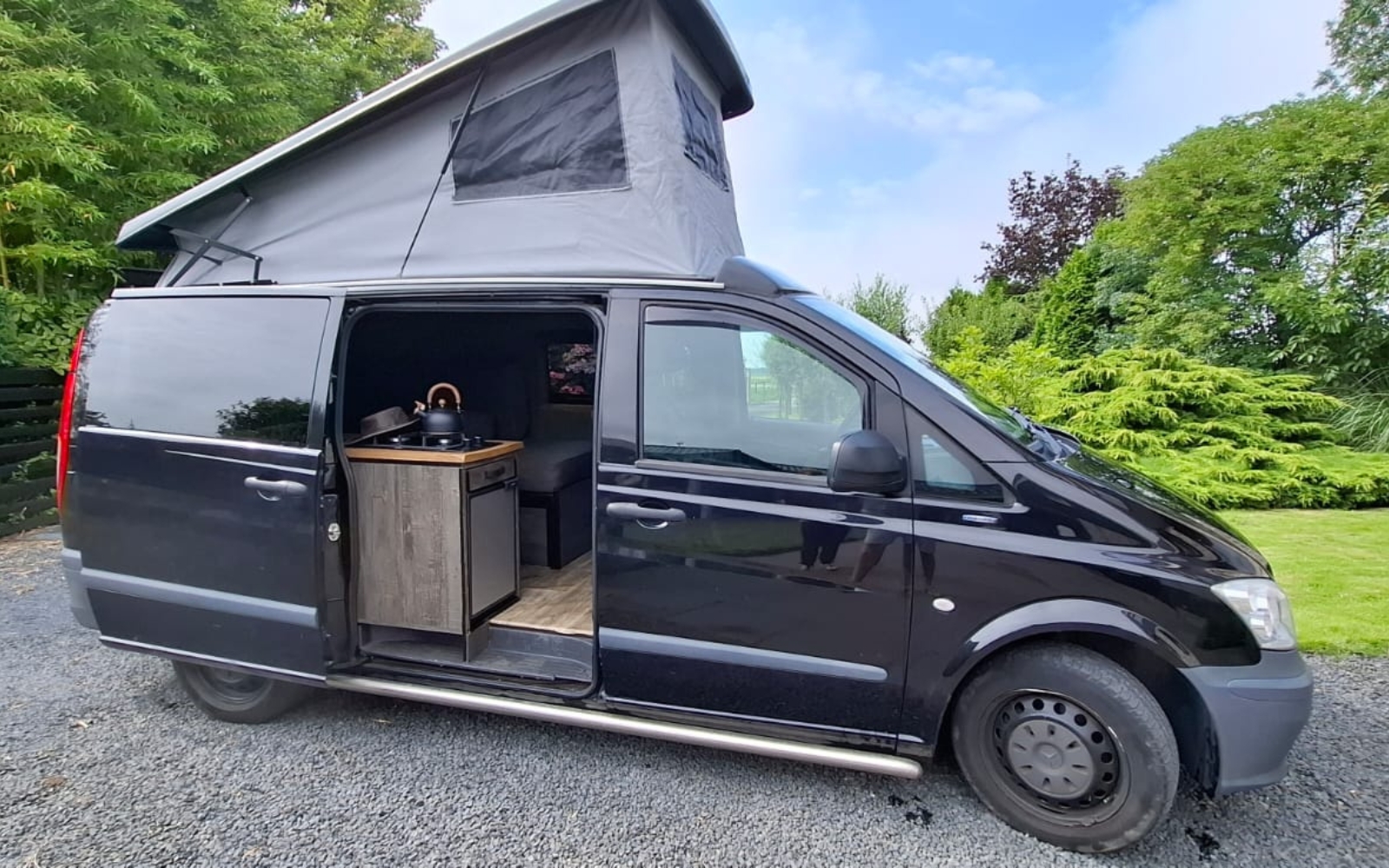 Compact camper van